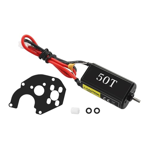 Create idea RC B¨¹rstenmotor 50T Pro Motor mit Hohem Drehmoment Und Fester Platte Kompatibel mit Axial SCX24 Gladiator AXI90081 AXI00002 AXI00001 Bronco C10 JLU Deadbolt von Create idea