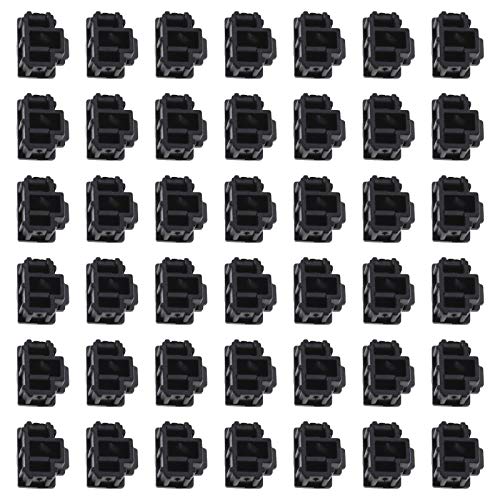 Create idea RJ45 12,5 x 10,5 x 6 mm 50 Stück PVC Anti Staub Abdeckung Kappe Protector Schwarz Ethernet Hub Port Sourcing Map Anti Staub Cover Plug Cap von Create idea