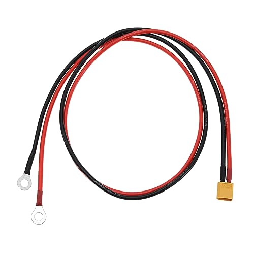 Create idea XT60 zu O Ring Terminal Kabel XT60 Stecker auf O-Ring Stecker Kabel XT60 zu O Ring Verbindungsdraht Zubehör für Fernbedienung Flugzeug Spielzeug Autos FPV Drohne von Create idea