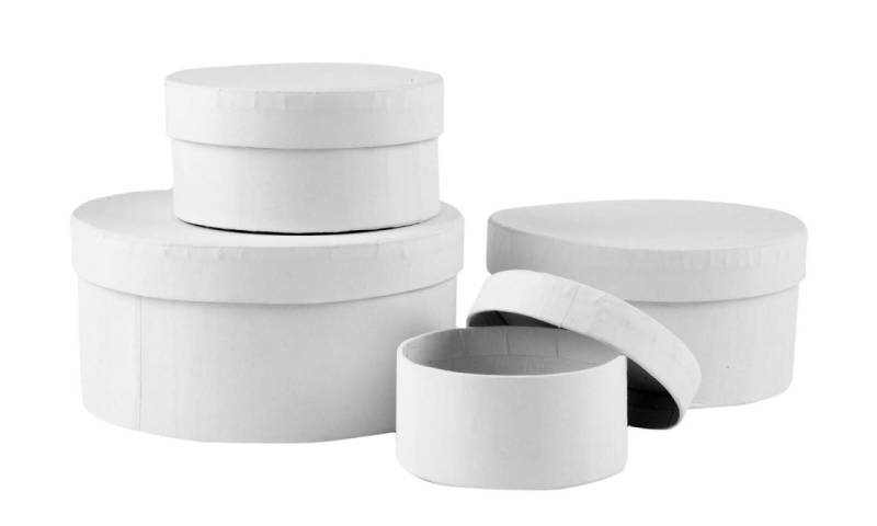 Creativ Company Geschenkboxen-Set weiß von Creativ Company