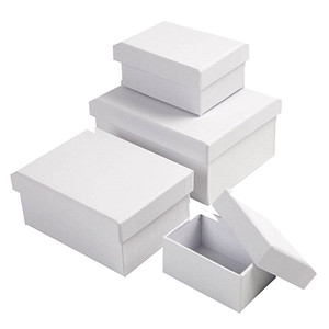 Creativ Company Geschenkboxen-Set weiß Creativ Company Geschenkboxen-Set weiß von Creativ Company
