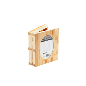 Creativ Company Holzbox natur braun Buchform von Creativ Company
