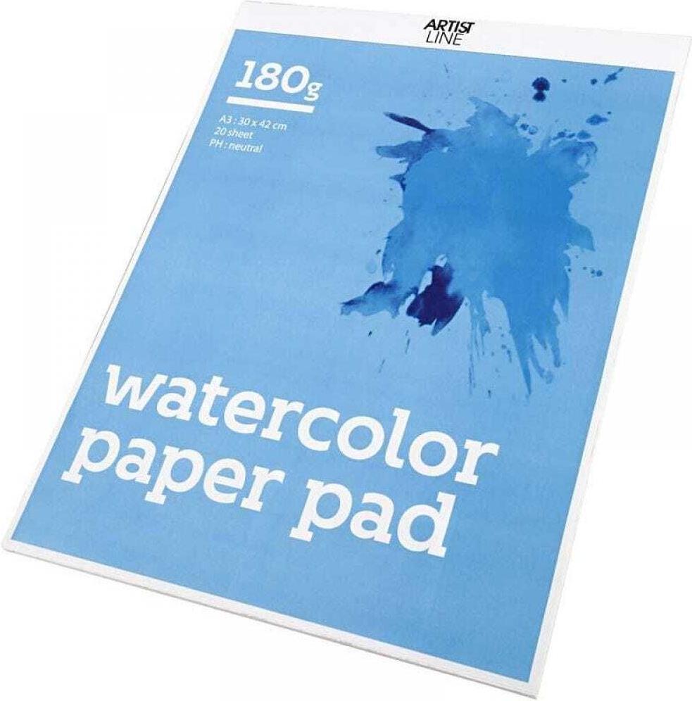 Creativ Company Watercolour Paper Pad Kunstdruckpapierblock 20 Blätter (22106) von Creativ Company