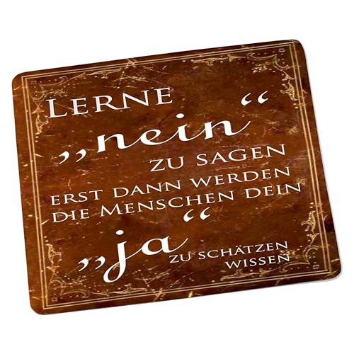 Mousepad/Mauspad Lerne Nein zu Sagen... Mousepad - lustige mousepads - Geschenkartikel - Computerzubehör von Creativ Deluxe