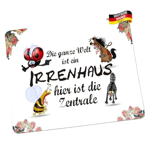 Mousepad Die ganze Welt ist EIN Irrenhaus... Mousepad - lustige mousepads - Geschenkartikel - Computerzubehör Mousepad Die ganze Welt ist EIN Irrenhaus... Mousepad - lustige mousepads - Geschenkartikel - Computerzubehör von Creativ Deluxe