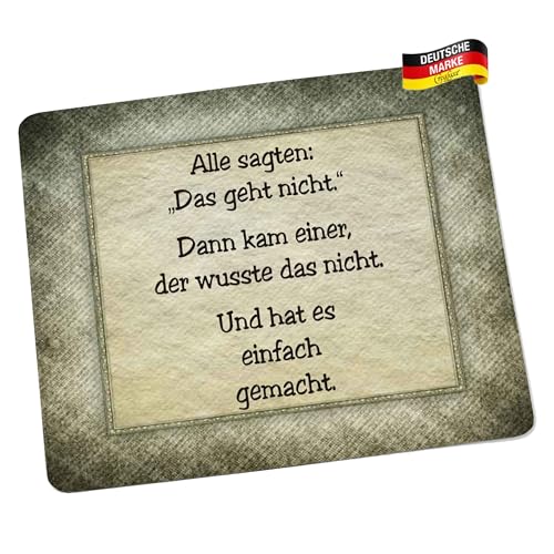 Mousepad/Mauspad Alle sagten das geht Nicht... Mousepad - lustige mousepads - Geschenkartikel - Computerzubehör Mousepad/Mauspad Alle sagten das geht Nicht... Mousepad - lustige mousepads - Geschenkartikel - Computerzubehör von Creativ Deluxe