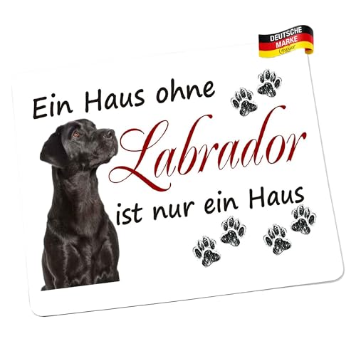 Mousepad/Mauspad EIN Haus ohne Labrador ist nur EIN Haus Mousepad - lustige mousepads - Geschenkartikel - Computerzubehör von Creativ Deluxe