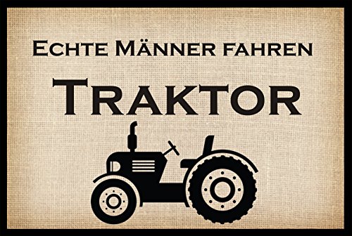 Mousepad/Mauspad Echte Männer Fahren Traktor Mousepad - lustige mousepads - Geschenkartikel - Computerzubehör von Creativ Deluxe