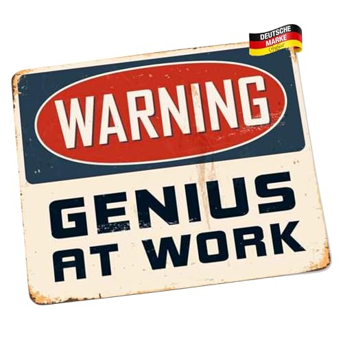 Mousepad Genius at Work Mousepad - lustige mousepads - Geschenkartikel - Computerzubehör von Creativ Deluxe