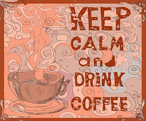 Mousepad " Keep calm and drink coffee " Mousepad - lustige mousepads - Geschenkartikel - Computerzubehör von Creativ Deluxe