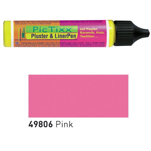 Hobby Line PicTixx Pluster Pen, 29ml, Pink [Spielzeug] von Creativ Discount