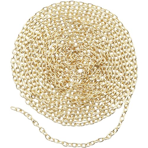 Creative 61401 Kette, vergoldet, 2 mm breit, 20 m lang von Creativ