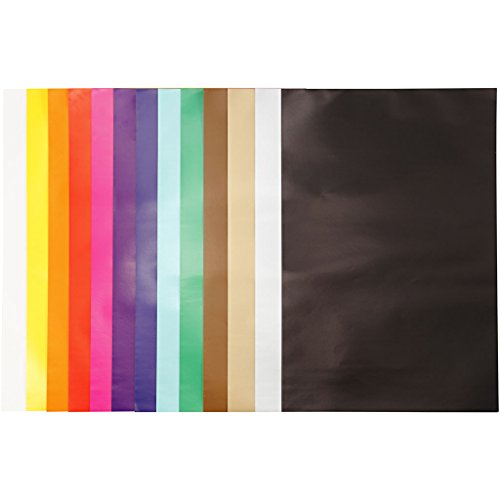 Glasiertes Papier – Sortiment, Blatt 32 x 48 cm, 80 cm, 100 Blatt von Creativ