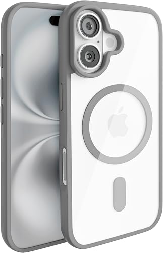 Clear Hülle für iPhone 16 Pro [Vergilbungsfrei & Militär-Stoßfest] Dünne Silikon Handyhülle, Kratzfest, Weicher Griff, Transparent von Creative Case