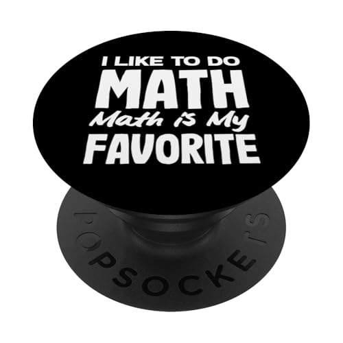 Mathelehrer Ich mache gerne Mathe ist mein Favorit PopSockets Klebender PopGrip Mathelehrer Ich mache gerne Mathe ist mein Favorit PopSockets Klebender PopGrip von Creative Gifts for Math Teachers and Educators