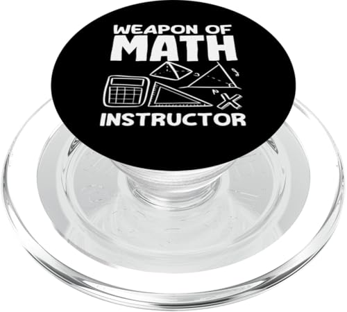 Mathematiklehrer Die Waffe des Mathematiklehrers PopSockets PopGrip für MagSafe Mathematiklehrer Die Waffe des Mathematiklehrers PopSockets PopGrip für MagSafe von Creative Gifts for Math Teachers and Educators