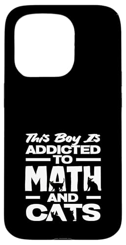 Mathematiklehrer Dieser Junge ist süchtig nach Mathe und Katzen Hülle für iPhone 15 Pro Mathematiklehrer Dieser Junge ist süchtig nach Mathe und Katzen Hülle für iPhone 15 Pro von Creative Gifts for Math Teachers and Educators