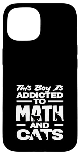Mathematiklehrer Dieser Junge ist süchtig nach Mathe und Katzen Hülle für iPhone 15 Mathematiklehrer Dieser Junge ist süchtig nach Mathe und Katzen Hülle für iPhone 15 von Creative Gifts for Math Teachers and Educators