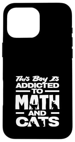 Mathematiklehrer Dieser Junge ist süchtig nach Mathe und Katzen Hülle für iPhone 16 Pro Max Mathematiklehrer Dieser Junge ist süchtig nach Mathe und Katzen Hülle für iPhone 16 Pro Max von Creative Gifts for Math Teachers and Educators