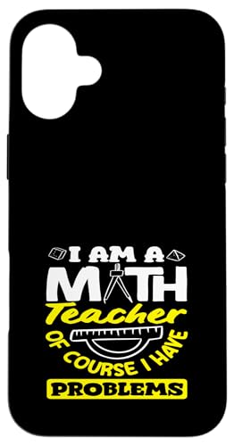 Mathematiklehrer Ich bin Mathematiklehrer Natürlich habe ich Probleme Hülle für iPhone 16 Plus Mathematiklehrer Ich bin Mathematiklehrer Natürlich habe ich Probleme Hülle für iPhone 16 Plus von Creative Gifts for Math Teachers and Educators