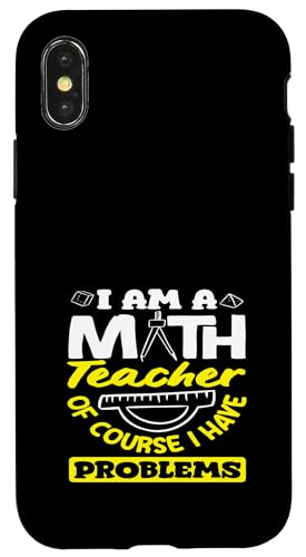 Mathematiklehrer Ich bin Mathematiklehrer Natürlich habe ich Probleme Hülle für iPhone X/XS Mathematiklehrer Ich bin Mathematiklehrer Natürlich habe ich Probleme Hülle für iPhone X/XS von Creative Gifts for Math Teachers and Educators