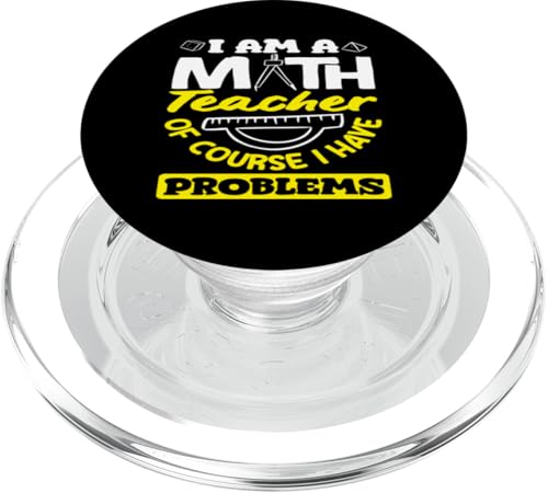 Mathematiklehrer Ich bin Mathematiklehrer Natürlich habe ich Probleme PopSockets PopGrip für MagSafe Mathematiklehrer Ich bin Mathematiklehrer Natürlich habe ich Probleme PopSockets PopGrip für MagSafe von Creative Gifts for Math Teachers and Educators