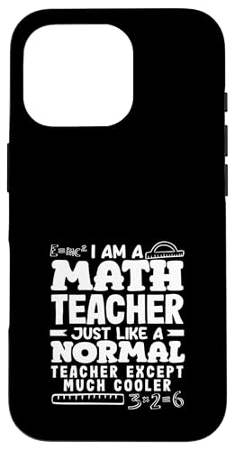 Mathematiklehrer Ich bin Mathematiklehrer wie ein normaler Lehrer Hülle für iPhone 16 Pro Mathematiklehrer Ich bin Mathematiklehrer wie ein normaler Lehrer Hülle für iPhone 16 Pro von Creative Gifts for Math Teachers and Educators