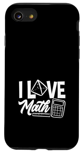 Mathematiklehrer Ich liebe Mathe-Enthusiast Design Hülle für iPhone SE (2020) / 7 / 8 von Creative Gifts for Math Teachers and Educators