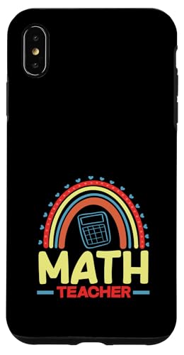 Mathematiklehrer Regenbogen Taschenrechner Herzen Hülle für iPhone XS Max Mathematiklehrer Regenbogen Taschenrechner Herzen Hülle für iPhone XS Max von Creative Gifts for Math Teachers and Educators