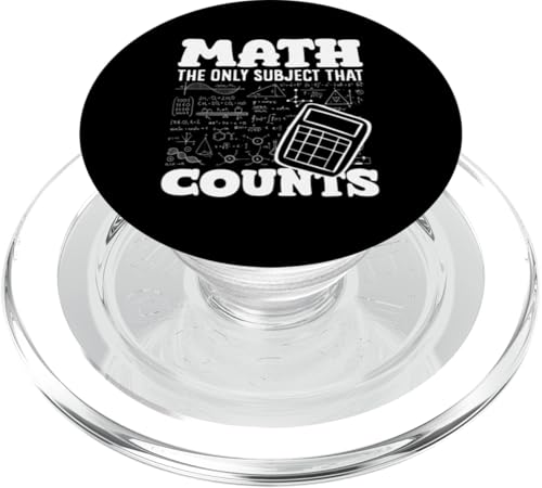 Mathematiklehrer The Only Subject That Counts PopSockets PopGrip für MagSafe Mathematiklehrer The Only Subject That Counts PopSockets PopGrip für MagSafe von Creative Gifts for Math Teachers and Educators