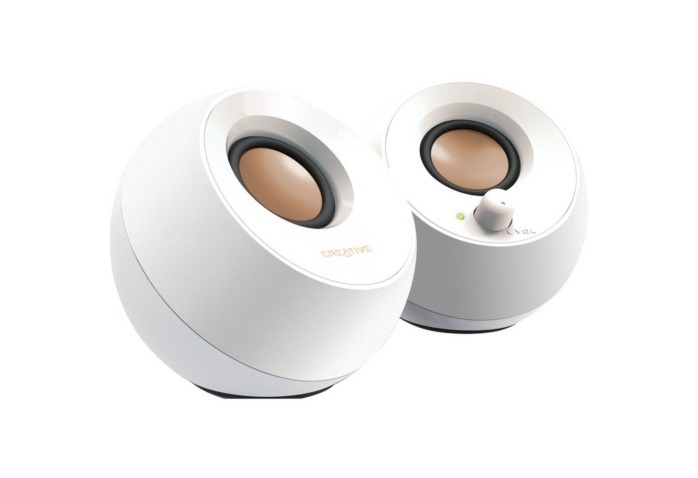 Creative Labs Creative Pebble, PC-Lautsprecher, (Klinke, USB) Lautsprecher von Creative Labs