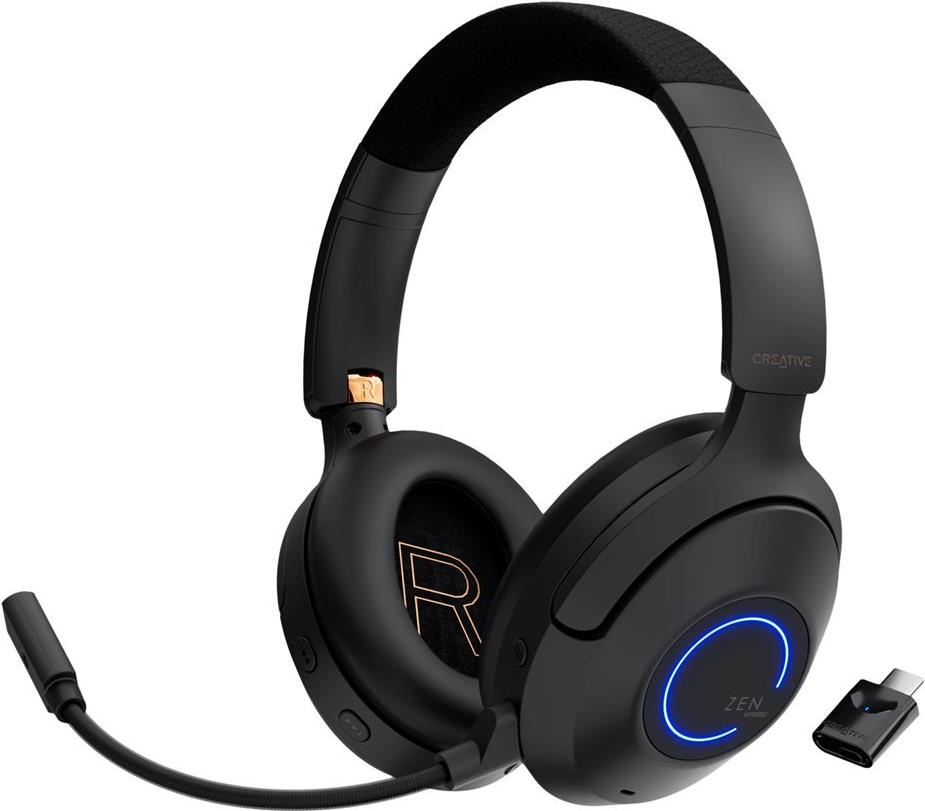Creative Labs Zen Hybrid Pro Classic schwarz ANC Bluetooth USB-C (51EF1040AA001) von Creative Labs