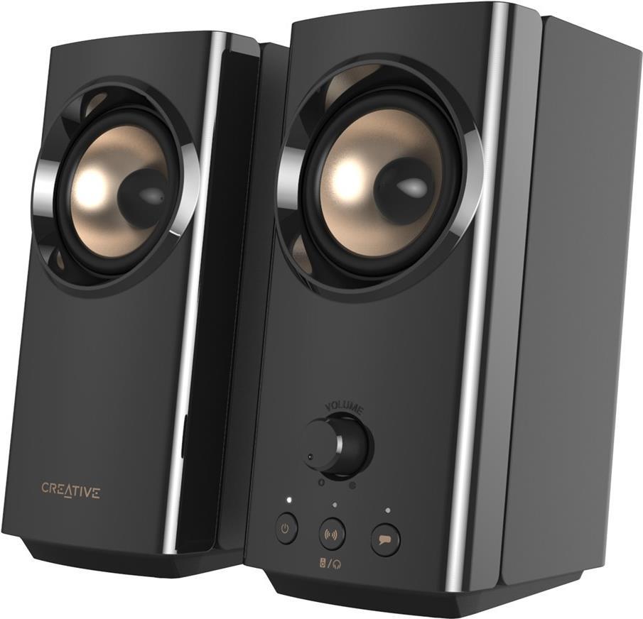 Creative T60 - Lautsprecher - für PC - kabellos - Bluetooth - 30 Watt (Gesamt) - Schwarz von Creative Labs
