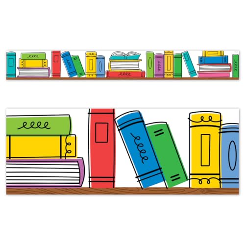 CTP Core-Dekor-Bücherregal, EZ-Bordüre, Pinnwand-Bordüre, Oberklassenzimmer-Dekoration, Akzente (Creative Teaching Press 10934) von Creative Teaching Press
