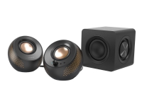 Ausinės Creative PC speakers 2.1 Pebble X Plus su subuferem juoda/juodas von Creative