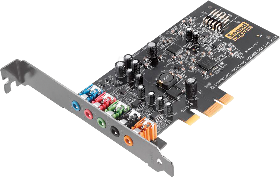CREATIVE SBA FX - Soundkarte, intern, Sound Blaster Audigy Fx, 5.1, PCIe von Creative