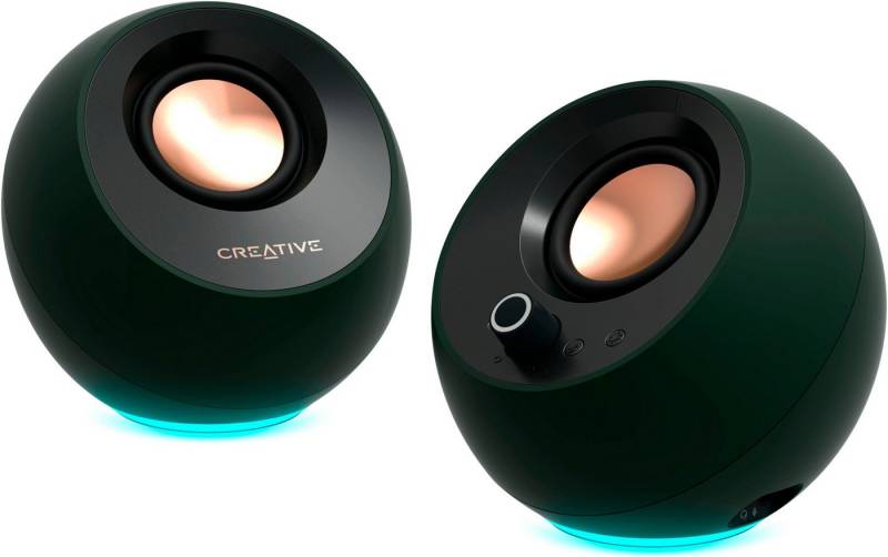 Creative Pebble Pro, RGB PC-Lautsprecher (Bluetooth 5.3) von Creative