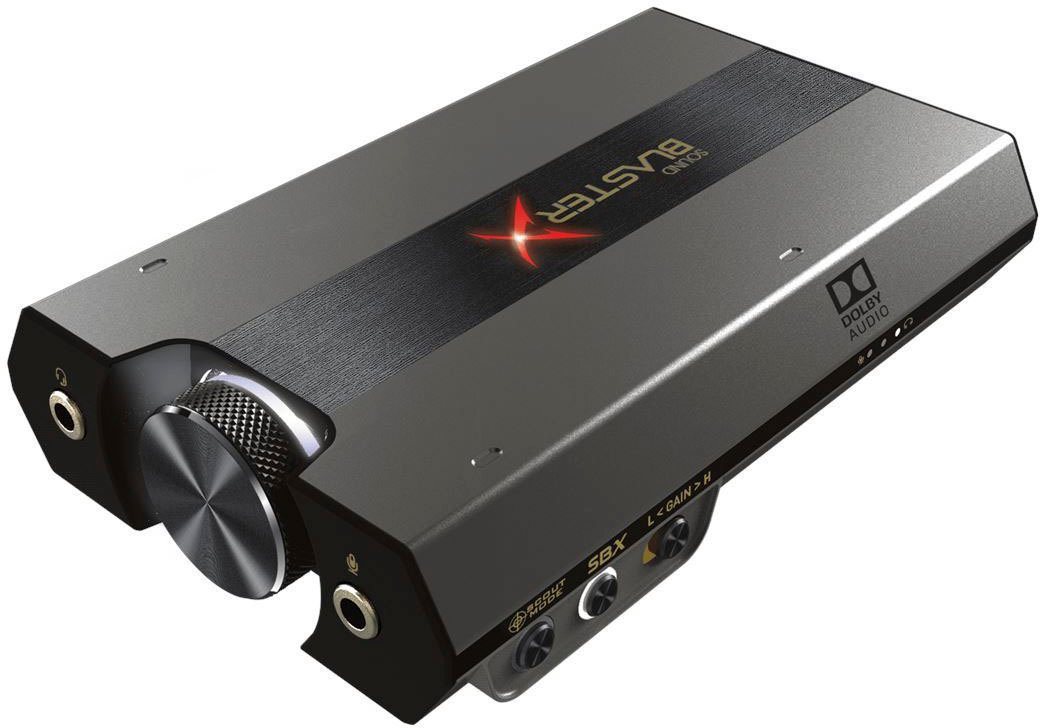 Creative Sound BlasterX G6 7.1 HD-USB-DAC-Verstärker-Soundkarte Soundkarte von Creative