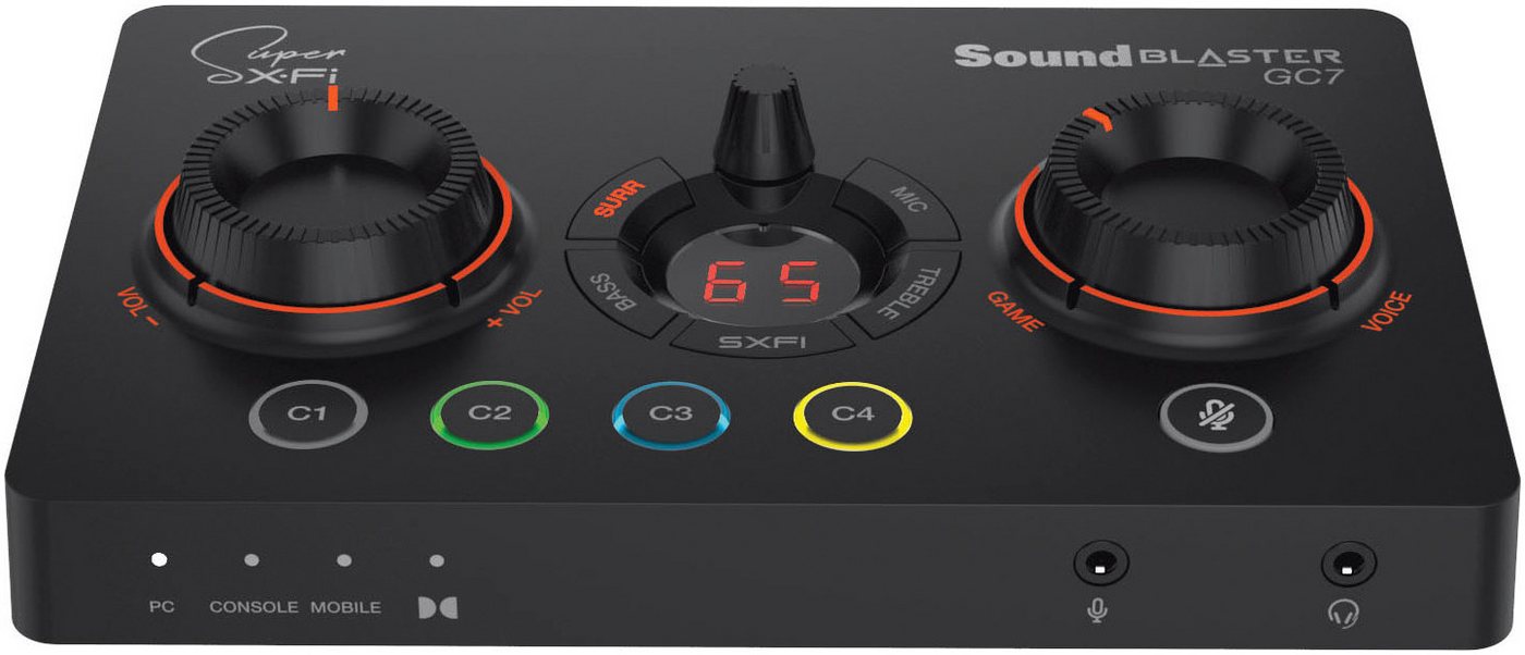 Creative SoundBlaster GC7 USB-Soundkarte 7.1 Creative SoundBlaster GC7 USB-Soundkarte 7.1 von Creative