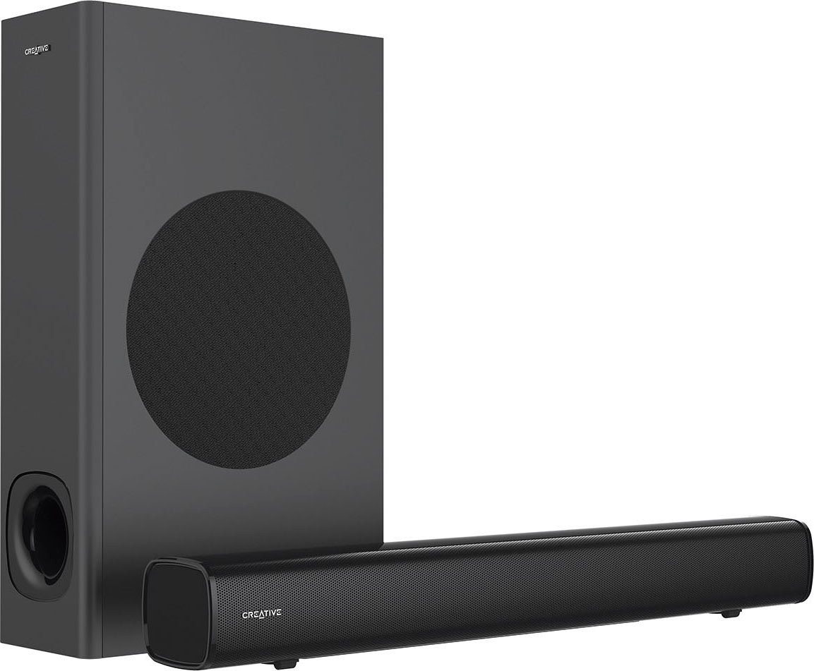 Creative Stage Soundbar 2.1 Soundsystem (A2DP Bluetooth, AVRCP Bluetooth, 160 W) von Creative