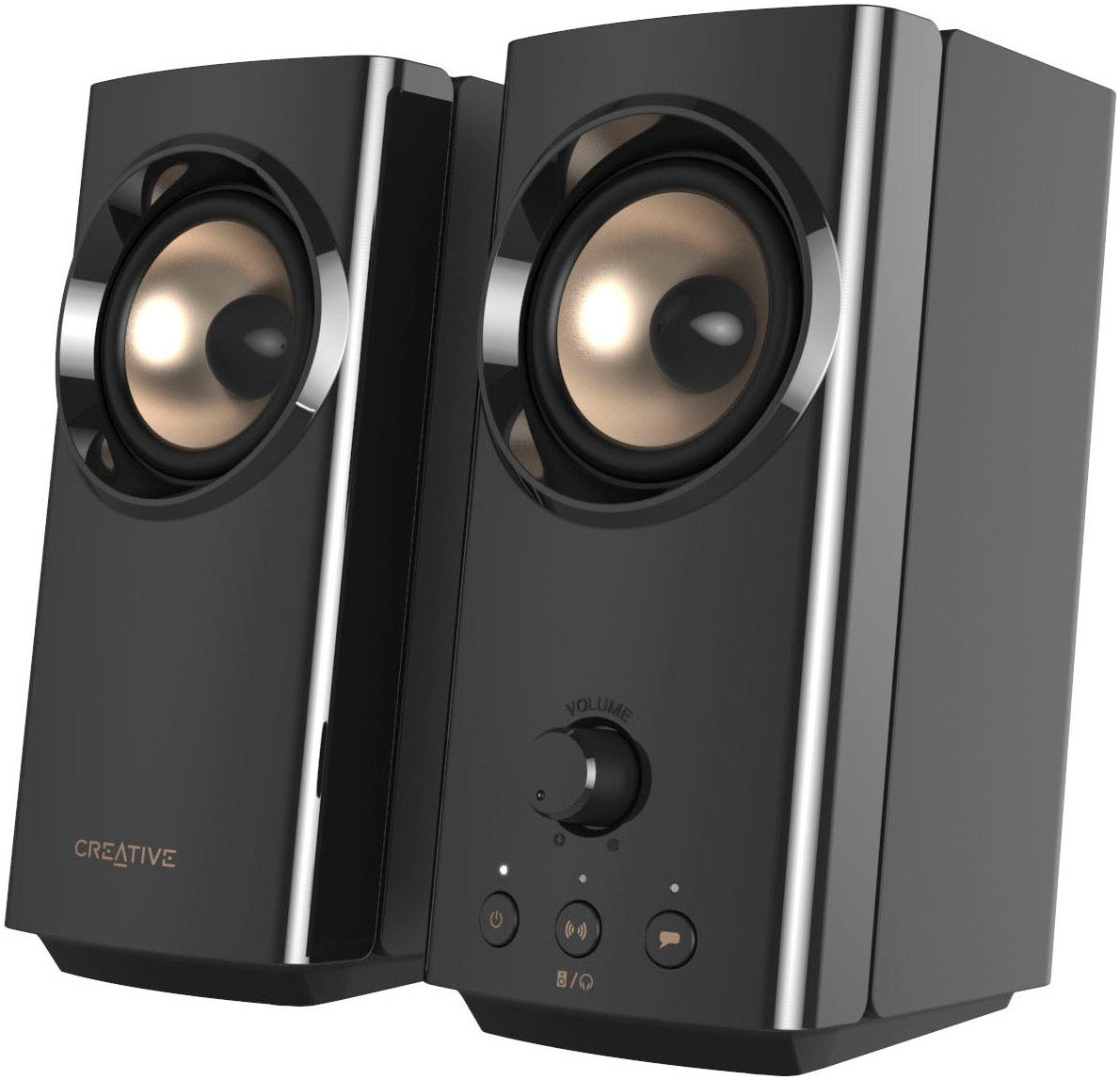 Creative T60 PC-Lautsprecher 2.0 (Bluetooth, 30 W) von Creative