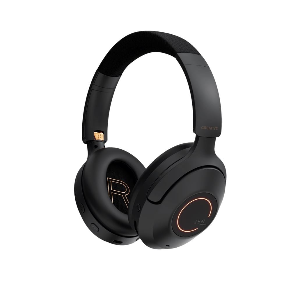Creative - Zen Hybrid Pro Wireless Over-Ear Headphones ANC - Black von Creative