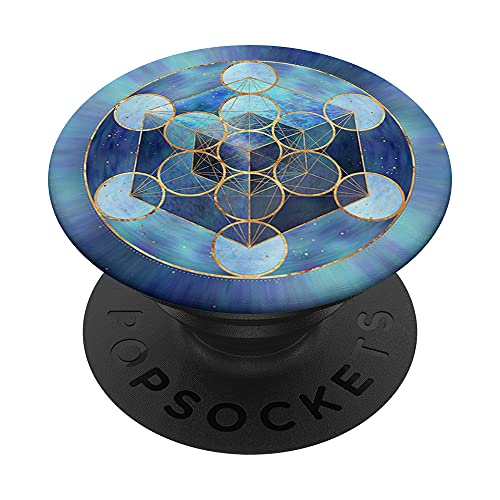 Der Würfel des Metatron PopSockets mit austauschbarem PopGrip von Creativemotions