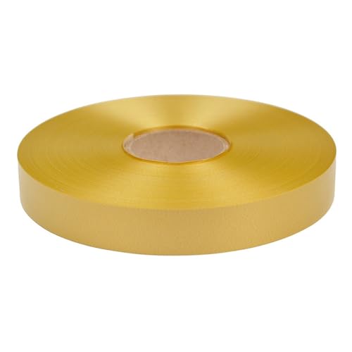 Geschenkband Ringelband 19mm x 100m wasserfest - 30 FARBEN in 5/10/19/31/50mm - Dekoband aus Kunststoff - Polyband zum Basteln von Weihnachtssternen und Autoschleifen - Gold Geschenkband Ringelband 19mm x 100m wasserfest - 30 FARBEN in 5/10/19/31/50mm - Dekoband aus Kunststoff - Polyband zum Basteln von Weihnachtssternen und Autoschleifen - Gold von Creativery