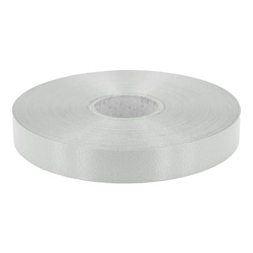 Geschenkband Ringelband 19mm x 100m wasserfest - 30 FARBEN in 5/10/19/31/50mm - Dekoband aus Kunststoff - Polyband zum Basteln von Weihnachtssternen und Autoschleifen - Silber Geschenkband Ringelband 19mm x 100m wasserfest - 30 FARBEN in 5/10/19/31/50mm - Dekoband aus Kunststoff - Polyband zum Basteln von Weihnachtssternen und Autoschleifen - Silber von Creativery