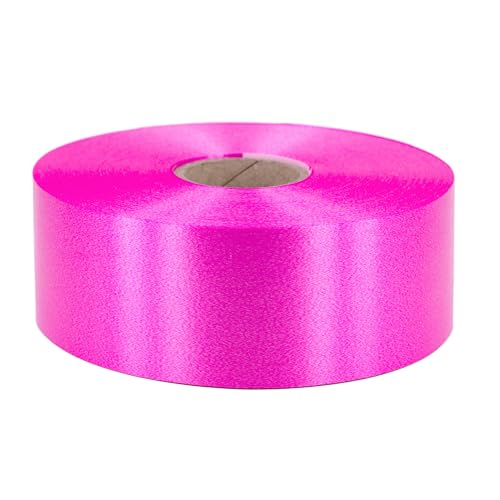 Geschenkband Ringelband 50mm x 100m wasserfest - 30 FARBEN in 5/10/19/31/50mm - Dekoband aus Kunststoff - Polyband Schleifenband zum Basteln von Weihnachtssternen & Autoschleifen - Fuchsia Geschenkband Ringelband 50mm x 100m wasserfest - 30 FARBEN in 5/10/19/31/50mm - Dekoband aus Kunststoff - Polyband Schleifenband zum Basteln von Weihnachtssternen & Autoschleifen - Fuchsia von Creativery