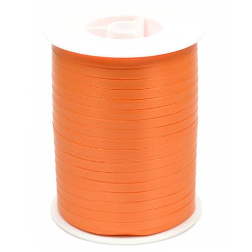 Geschenkband Ringelband 5mm x 500m wasserfest - 30 FARBEN in 5/10/19/31/50mm - Dekoband aus Kunststoff - Polyband zum Anbinden von Luftballons - Schleifenband zum Basteln - Orange Geschenkband Ringelband 5mm x 500m wasserfest - 30 FARBEN in 5/10/19/31/50mm - Dekoband aus Kunststoff - Polyband zum Anbinden von Luftballons - Schleifenband zum Basteln - Orange von Creativery