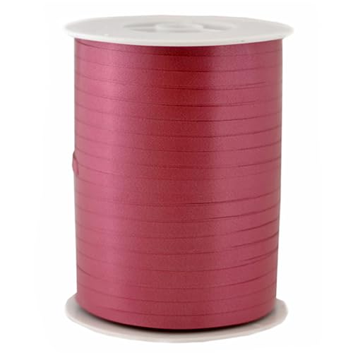 Geschenkband Ringelband 5mm x 500m wasserfest - 30 FARBEN in 5/10/19/31/50mm - Dekoband aus Kunststoff - Polyband zum Anbinden von Luftballons - Schleifenband zum Basteln - Weinrot/Bordeaux Geschenkband Ringelband 5mm x 500m wasserfest - 30 FARBEN in 5/10/19/31/50mm - Dekoband aus Kunststoff - Polyband zum Anbinden von Luftballons - Schleifenband zum Basteln - Weinrot/Bordeaux von Creativery
