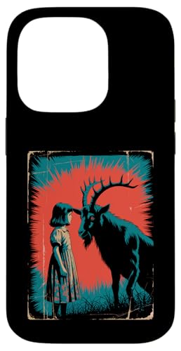 Satanic Girl Demonic Goat Woods Forest Occult Goth 666 Hülle für iPhone 14 Pro Satanic Girl Demonic Goat Woods Forest Occult Goth 666 Hülle für iPhone 14 Pro von Creepy Girl Baphomet Goat Horror Scene Aesthetic
