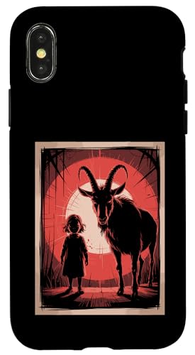 Satanic Girl Demonic Goat Woods Forest Occult Goth 666 Hülle für iPhone X/XS Satanic Girl Demonic Goat Woods Forest Occult Goth 666 Hülle für iPhone X/XS von Creepy Girl Baphomet Goat Horror Scene Aesthetic